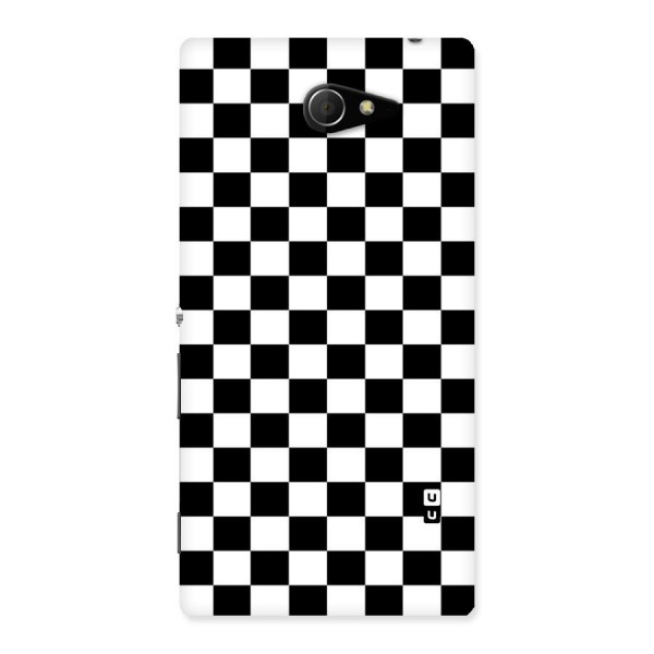 Classic Check Back Case for Sony Xperia M2