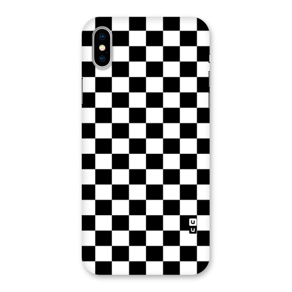 Classic Check Back Case for iPhone X