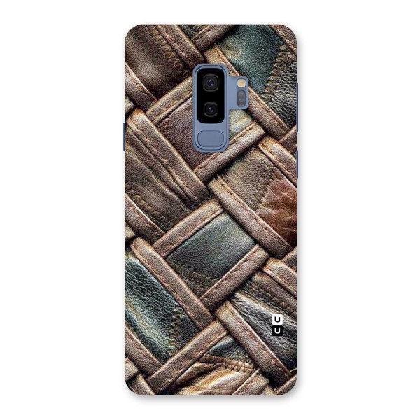 Classic Leather Belt Design Back Case for Galaxy S9 Plus