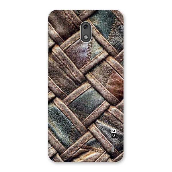 Classic Leather Belt Design Back Case for Nokia 2