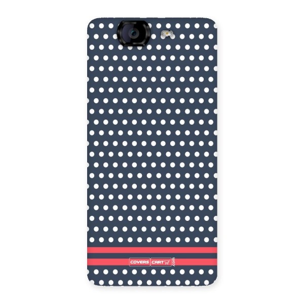 Classic Polka Dots Back Case for Canvas Knight A350