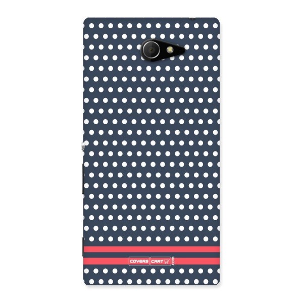 Classic Polka Dots Back Case for Sony Xperia M2