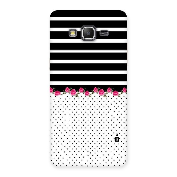 Classic Polka Stripes Back Case for Galaxy Grand Prime