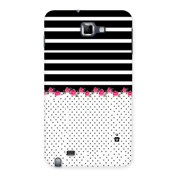 Classic Polka Stripes Back Case for Galaxy Note