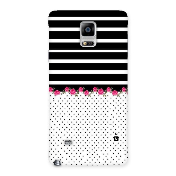 Classic Polka Stripes Back Case for Galaxy Note 4