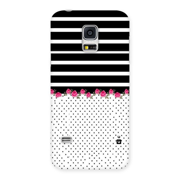 Classic Polka Stripes Back Case for Galaxy S5 Mini