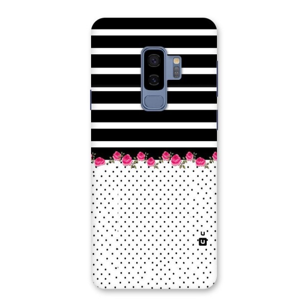 Classic Polka Stripes Back Case for Galaxy S9 Plus