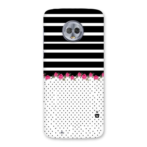 Classic Polka Stripes Back Case for Moto G6