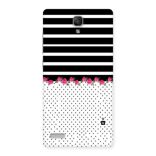 Classic Polka Stripes Back Case for Redmi Note