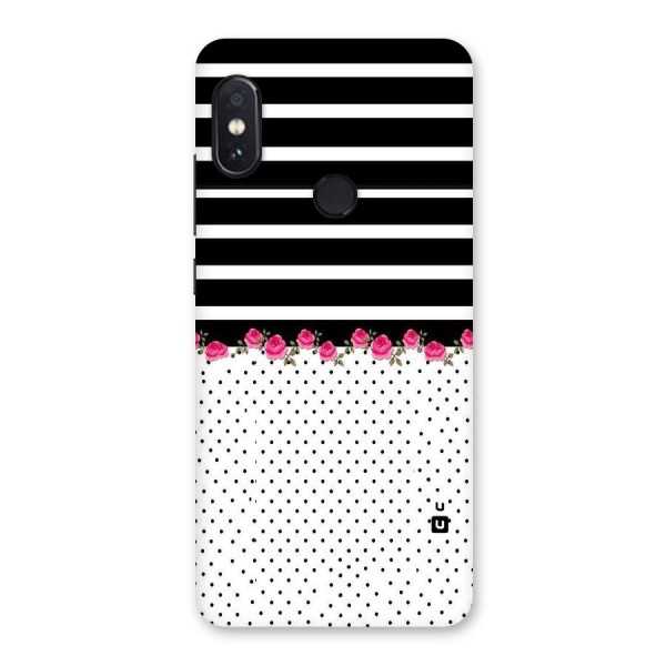 Classic Polka Stripes Back Case for Redmi Note 5 Pro