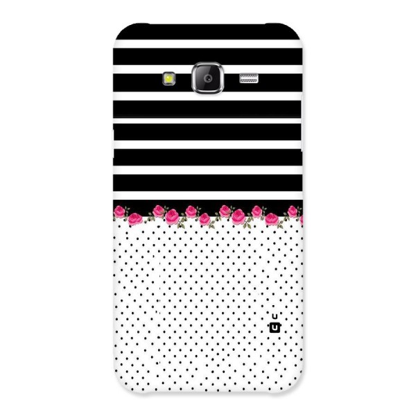 Classic Polka Stripes Back Case for Samsung Galaxy J5