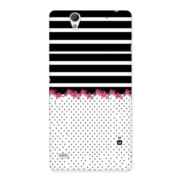 Classic Polka Stripes Back Case for Sony Xperia C4