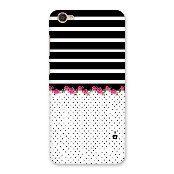 Classic Polka Stripes Back Case for Vivo Y55s