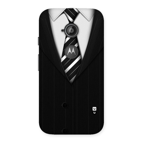 Classic Ready Suit Back Case for Moto E 2nd Gen