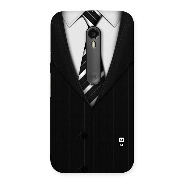 Classic Ready Suit Back Case for Moto G3