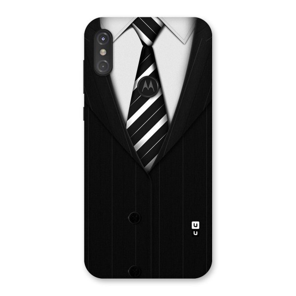 Classic Ready Suit Back Case for Motorola One Power