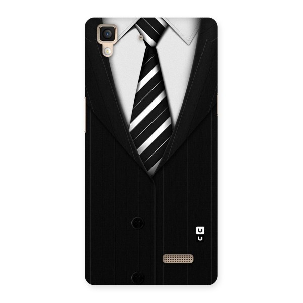 Classic Ready Suit Back Case for Oppo R7