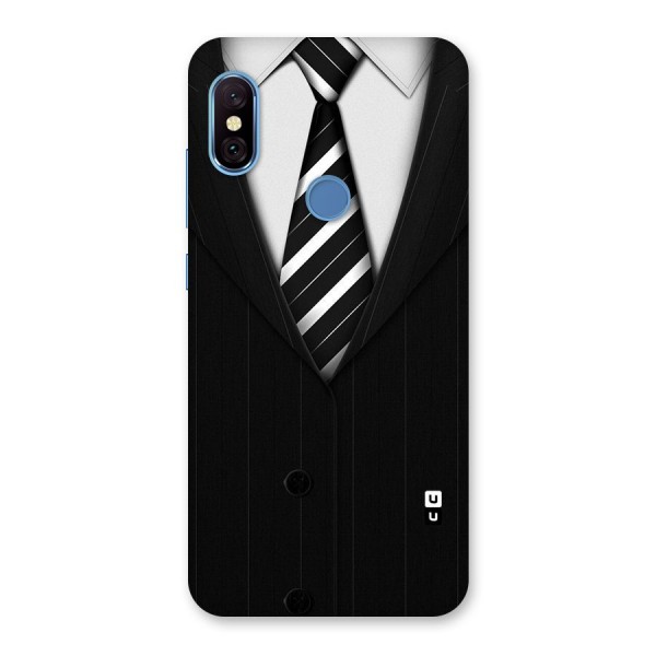 Classic Ready Suit Back Case for Redmi Note 6 Pro