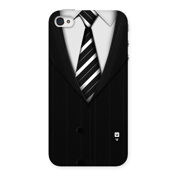 Classic Ready Suit Back Case for iPhone 4 4s