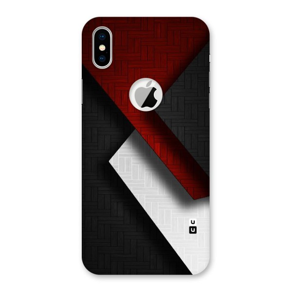 Classic Shades Design Back Case for iPhone X Logo Cut