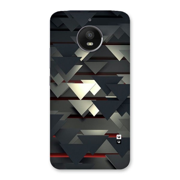 Classic Triangles Design Back Case for Moto E4 Plus