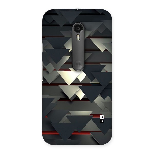 Classic Triangles Design Back Case for Moto G3