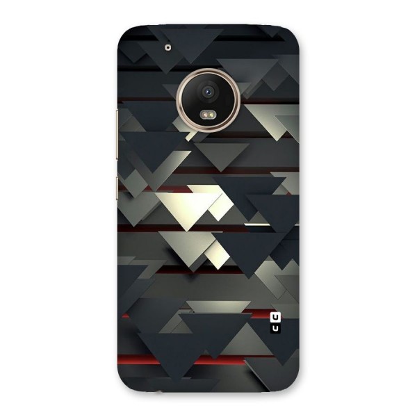 Classic Triangles Design Back Case for Moto G5 Plus