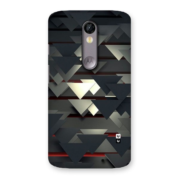 Classic Triangles Design Back Case for Moto X Force