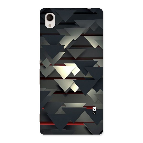 Classic Triangles Design Back Case for Sony Xperia M4