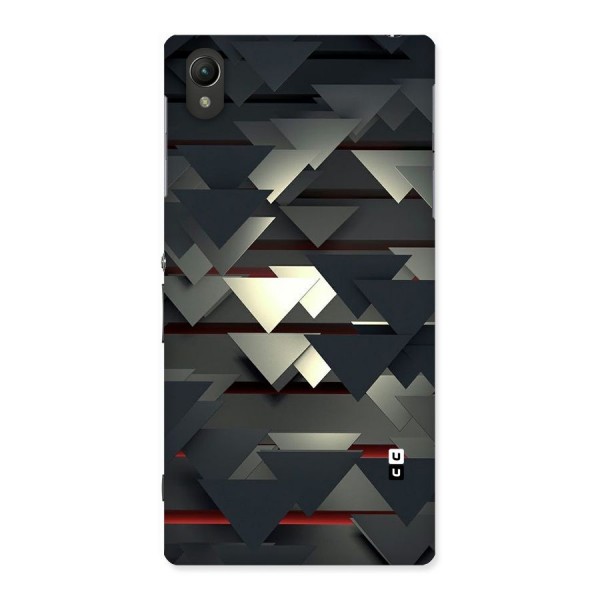 Classic Triangles Design Back Case for Sony Xperia Z1