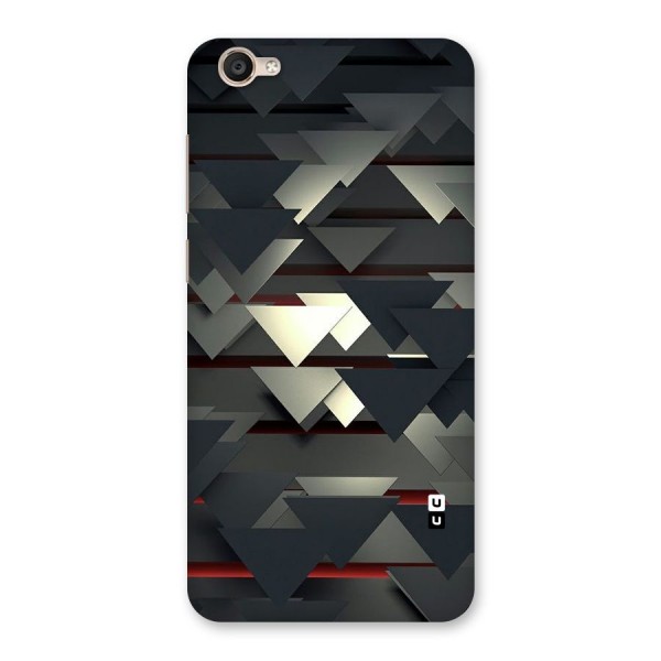 Classic Triangles Design Back Case for Vivo Y55s