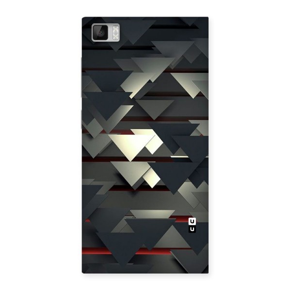 Classic Triangles Design Back Case for Xiaomi Mi3