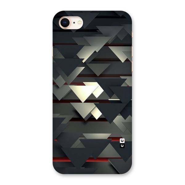 Classic Triangles Design Back Case for iPhone 8