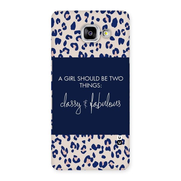 Classy and Fabulous Back Case for Galaxy A5 2016