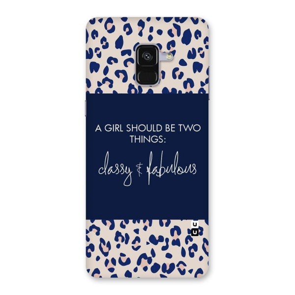 Classy and Fabulous Back Case for Galaxy A8 Plus