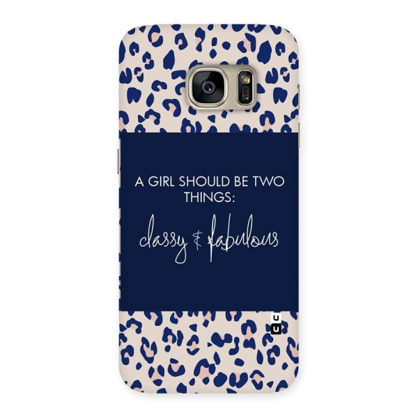 Classy and Fabulous Back Case for Galaxy S7