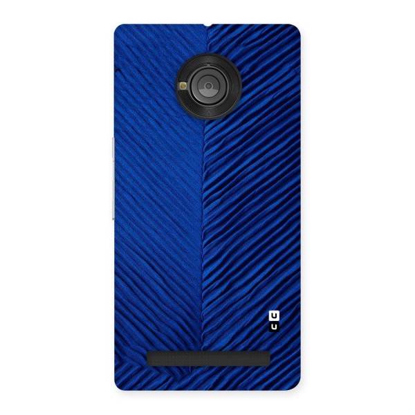 Classy Blues Back Case for Yu Yuphoria