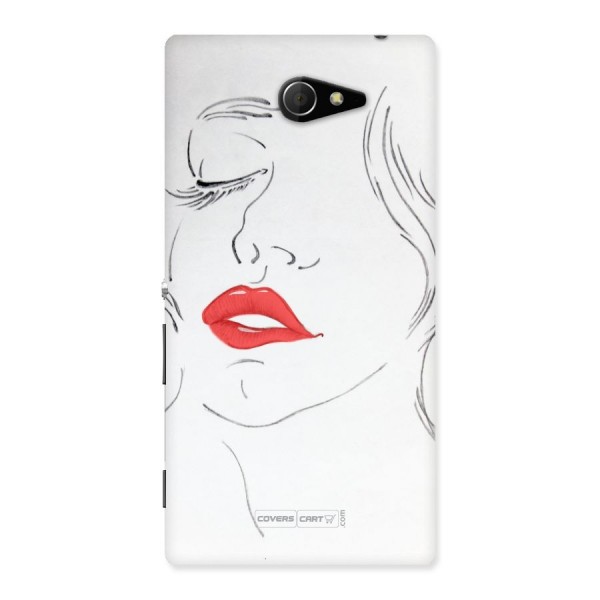 Classy Girl Back Case for Sony Xperia M2