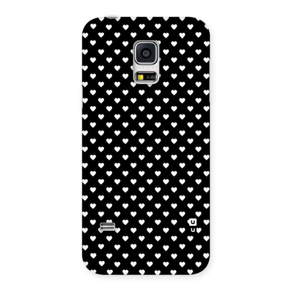 Classy Hearty Polka Back Case for Galaxy S5 Mini