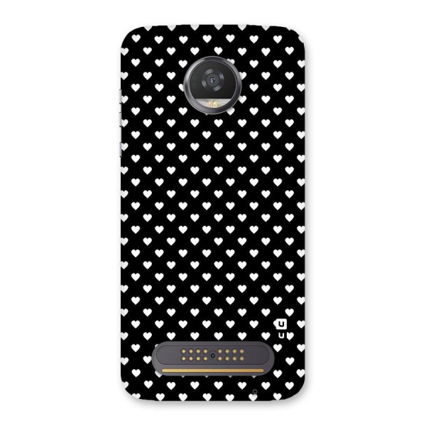 Classy Hearty Polka Back Case for Moto Z2 Play