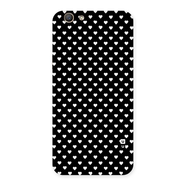 Classy Hearty Polka Back Case for Oppo F1s