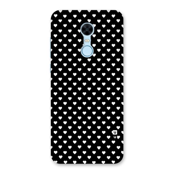 Classy Hearty Polka Back Case for Redmi Note 5