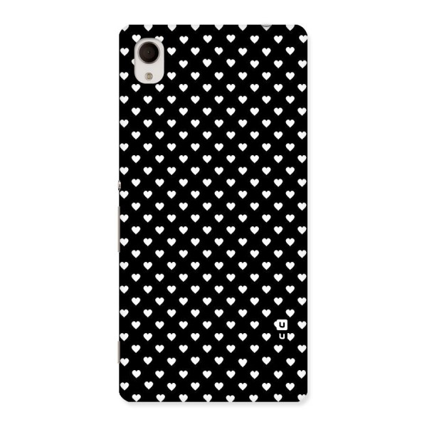 Classy Hearty Polka Back Case for Sony Xperia M4