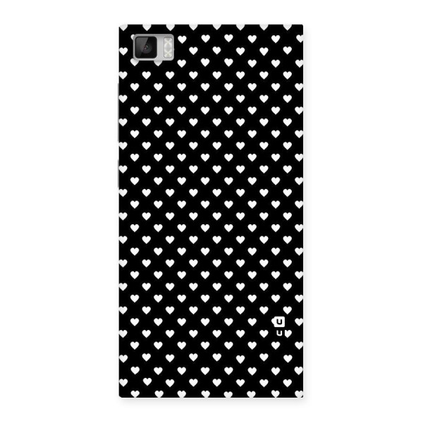 Classy Hearty Polka Back Case for Xiaomi Mi3