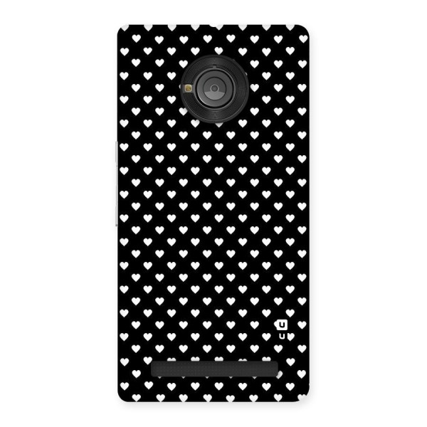 Classy Hearty Polka Back Case for Yu Yuphoria