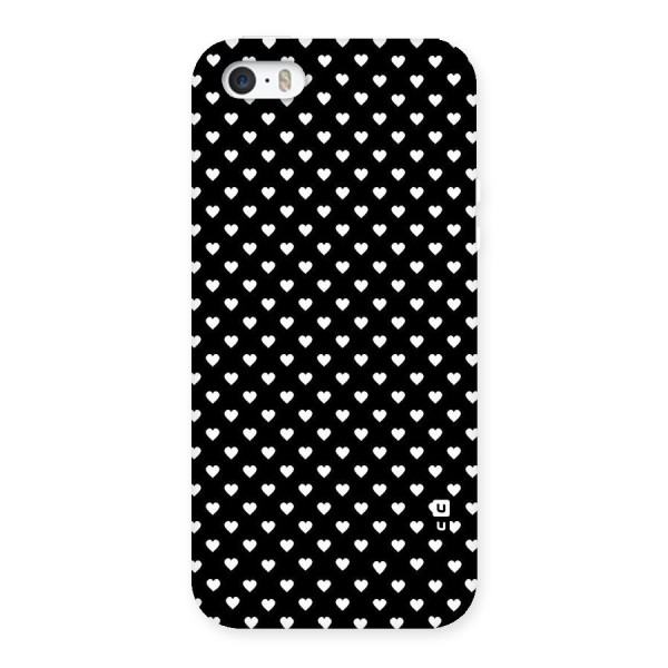 Classy Hearty Polka Back Case for iPhone 5 5S