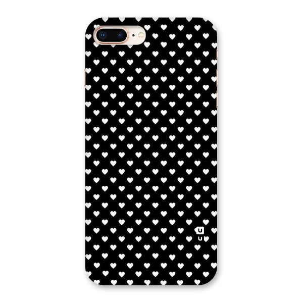 Classy Hearty Polka Back Case for iPhone 8 Plus