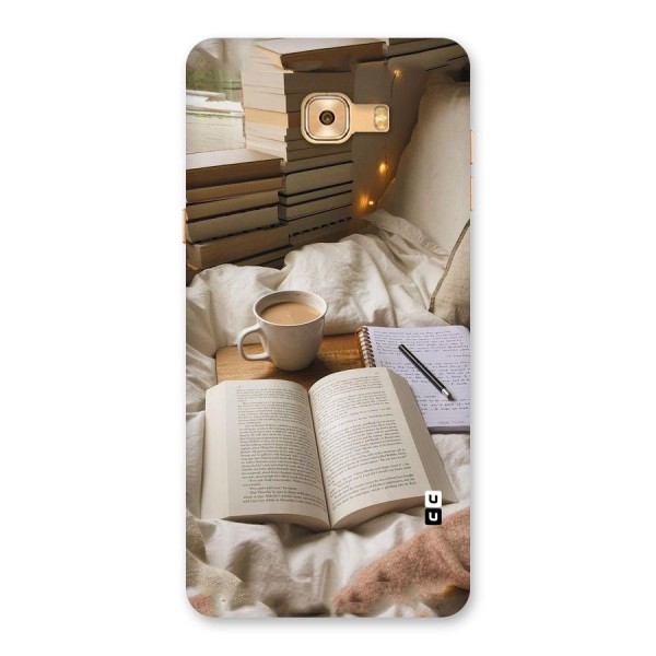 Coffee And Books Back Case for Galaxy C9 Pro