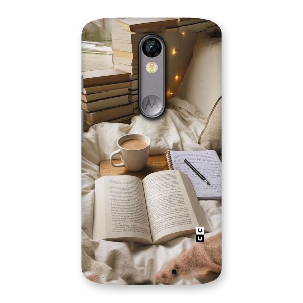 Coffee And Books Back Case for Moto X Force