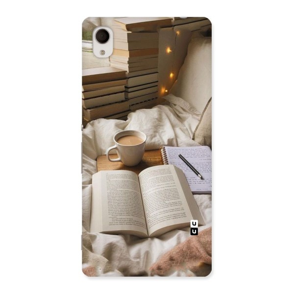 Coffee And Books Back Case for Xperia M4 Aqua